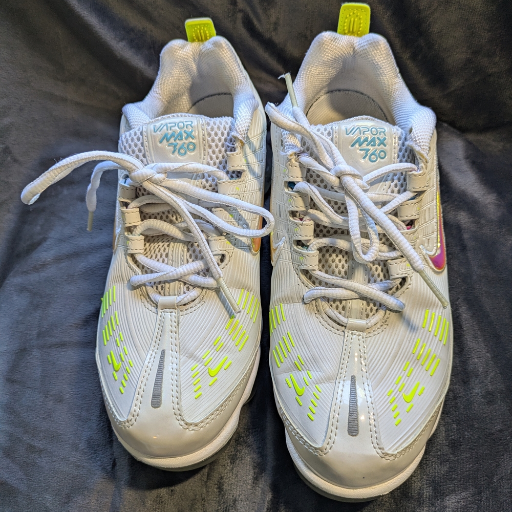 Nike Women VaporMax 360 White with Neon Accents